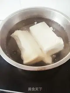Make Fried tofu step 1