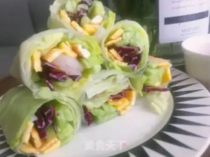 Make Spring rolls step 7