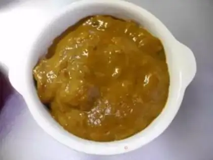 Make Half-baked curry cheese step 2