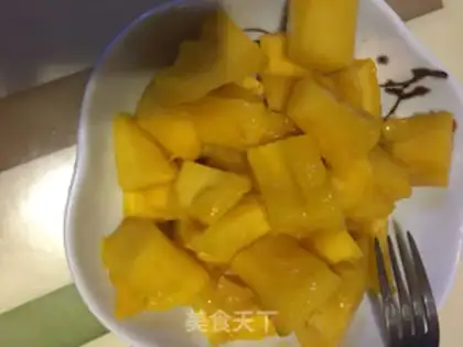 Make Mango soufflé step 1
