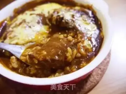 Make Half-baked curry cheese step 4