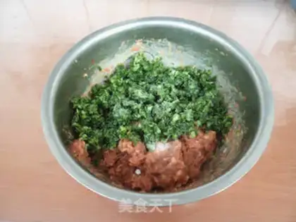 Make Porridge pork dumplings step 5