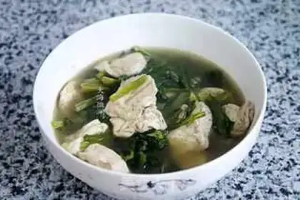 Make Wheat and tofu soup step 5