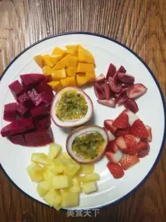 Make Spring fruit tea step 1
