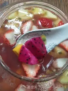 Make Spring fruit tea step 4