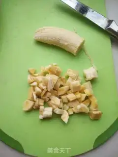 Make Banana souffle step 1