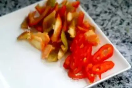 Make ♪ Canyon hot pepper ♪ step 2