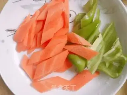 Make Carrot burns tofu step 1