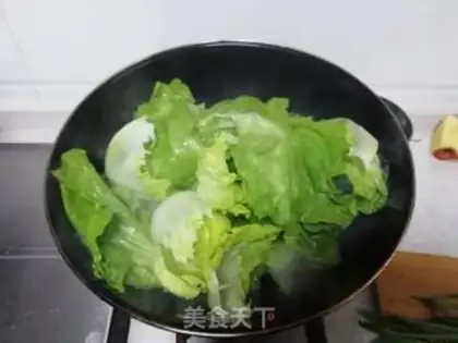 Make Garlic lettuce step 3