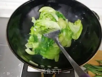 Make Garlic lettuce step 5