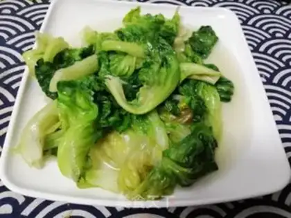 Make Garlic lettuce step 6