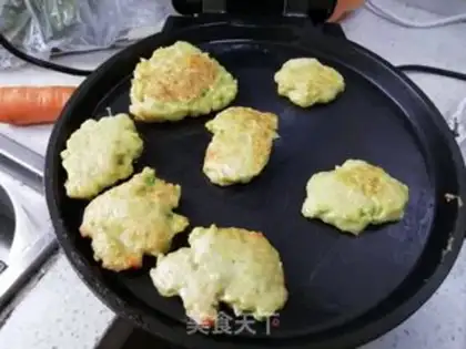 Make Vegetable chicken pancakes step 4