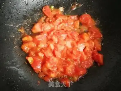 Make Tomato bean noodle step 4