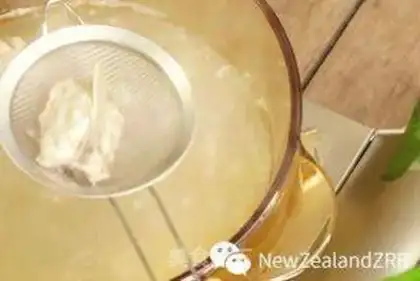 Make New Zealand gel soup for horseshoe ribs step 1