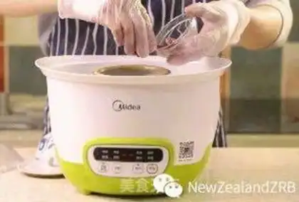 Make New Zealand gel soup for horseshoe ribs step 6