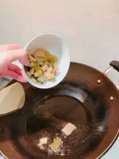 Make Creamed chicken intestines step 1