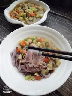 Make Sour-dry potato hand noodles step 20
