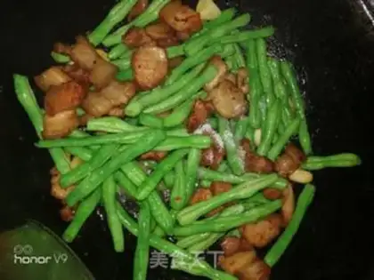 Make Five flowers and four beans step 6