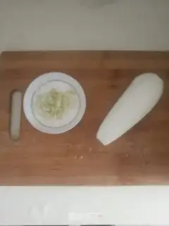 Make The radish step 0