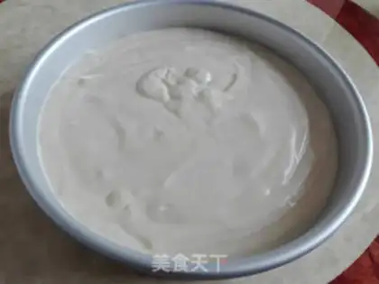 Make Coconut juice early cake step 4