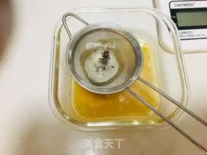 Make Tea white chocolate pound cake step 0
