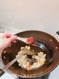 Make Creamed chicken intestines step 2