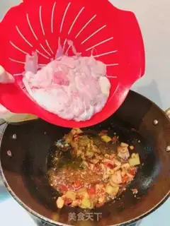 Make Creamed chicken intestines step 3