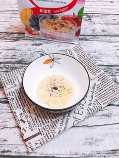 Make Banana oatmeal step 3