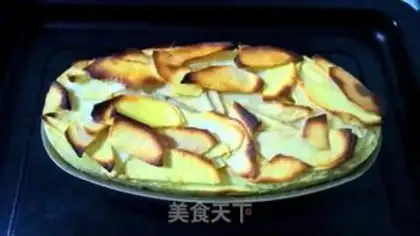 Make Apple Invisible Cake step 5