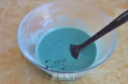 Make Blue Madeleine step 6