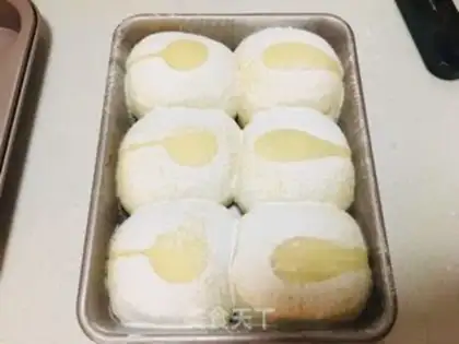Make Meat pine corn buns step 7