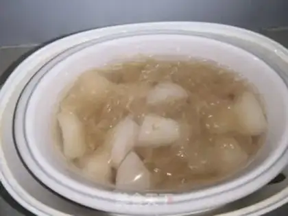 Make The silver-eared pear soup step 7