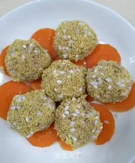 Make The rice steamer meatballs step 6