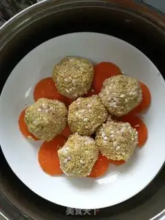Make The rice steamer meatballs step 7