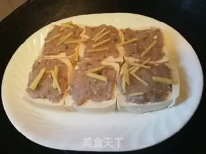 Make Squid meat evaporates tofu step 2
