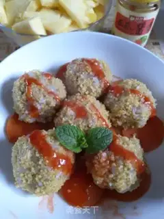 Make The rice steamer meatballs step 9