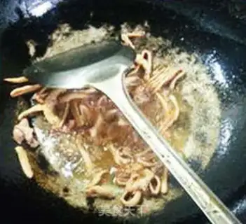 Make Squids fried the beans step 6