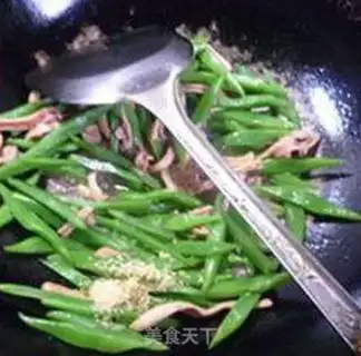 Make Squids fried the beans step 7