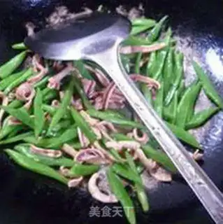 Make Squids fried the beans step 8