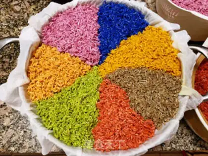 Make Rainbow rice step 17