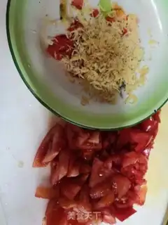 Make Shrimp rice soup step 1