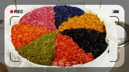 Make Rainbow rice step 19