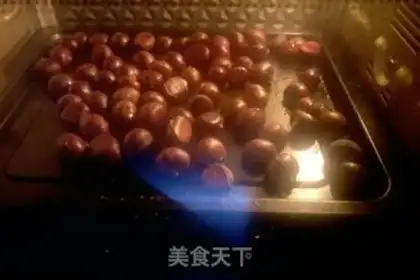 Make Honey roasted chestnuts step 4