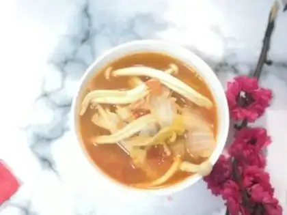 Make Shrimp rice soup step 10