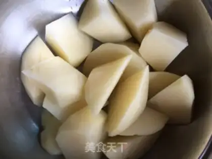 Make Soy potatoes and lentils step 2
