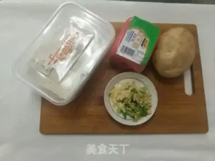 Make A thousand-page tofu ham fan step 0