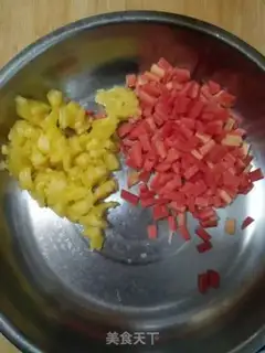 Make Pineapple rice step 3
