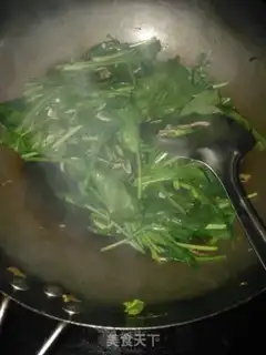 Make Egg shrimp spinach soup step 6
