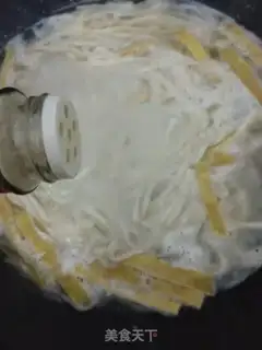Make Boiled tofu noodles step 5
