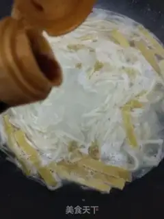 Make Boiled tofu noodles step 6